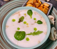 Крем-суп грибной