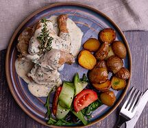 Цыпленок в сливочном соусе