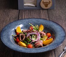 Салат с ростбифом