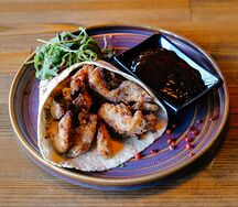 Хворост с цыпленком