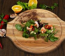 Брускетта с креветками