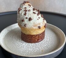 Краффин с кремом из маскарпоне и Нутеллой