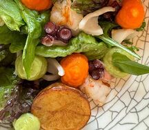 Салат с морепродуктами