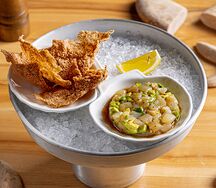 Тартар из гребешка