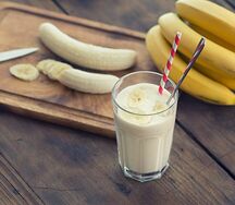 Banane au lait et miel