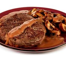 Entrecôte de bœuf à la crème