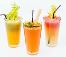 Cocktail de jus de fruit