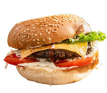 Sandwich cheese burger