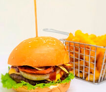 New-York burger avec frites