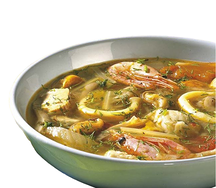 Soupe au fruits de mer