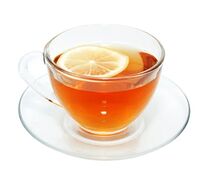 Зеленый чай с лимоном