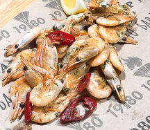 Креветки жареные