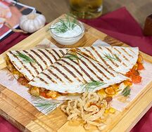 Кесадилья с курицей