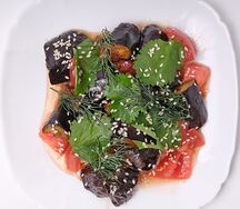 Салат баклажаны