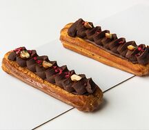 Эклер безлактозный шоколадный