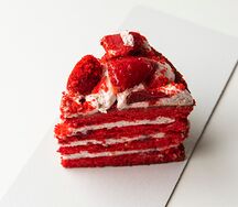Торт безлактозный Красный бархат