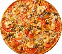 Pizza gamberetti grande