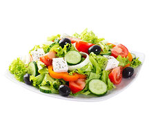 Salade pasta et pizza