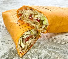 Шаурма в сырном лаваше