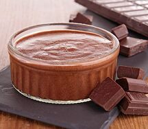 Mousse au chocolat healthy