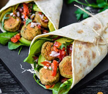 Wrap falafel vegan