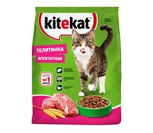 Kitekat կատուների սնունդ հորթի մսով