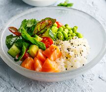 Поке с лососем