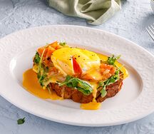 Яйцо Бенедикт с лососем