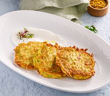 Оладьи из цукини со сметаной