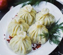 Хинкали с говядиной