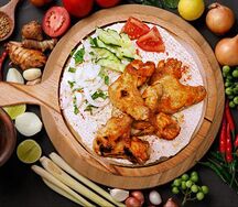 Крылья на мангале