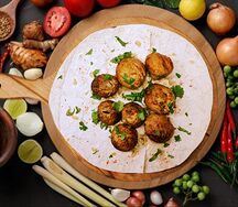 Грибы на мангале