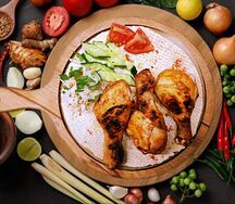 Куриная голень на мангале