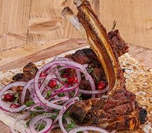 Шашлык из бараньей корейки