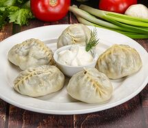 Манты отварные