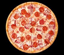 Пицца Мясной микс на тонком тесте