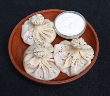Хинкали с грибами