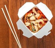 Лапша с курицей