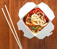 Лапша с кальмаром