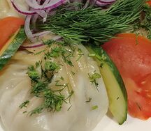 Манты с говядиной