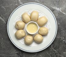 Пампушки на пару со сгущенкой