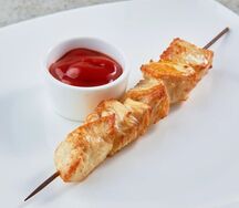 Детские шашлычки из курочки