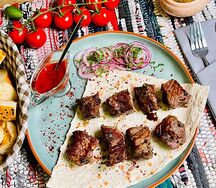 Шашлык из бараньей мякоти