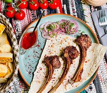 Шашлык из бараньей корейки