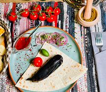 Шашлык из баклажана