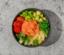 Поке с лососем