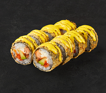 Лосось в темпуре с соусом манго 8 шт