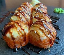 Запеченный ролл Киото