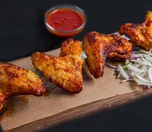 Куриные крылья на мангале