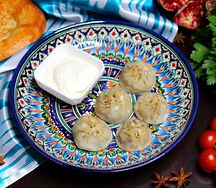 Манты с бараниной
